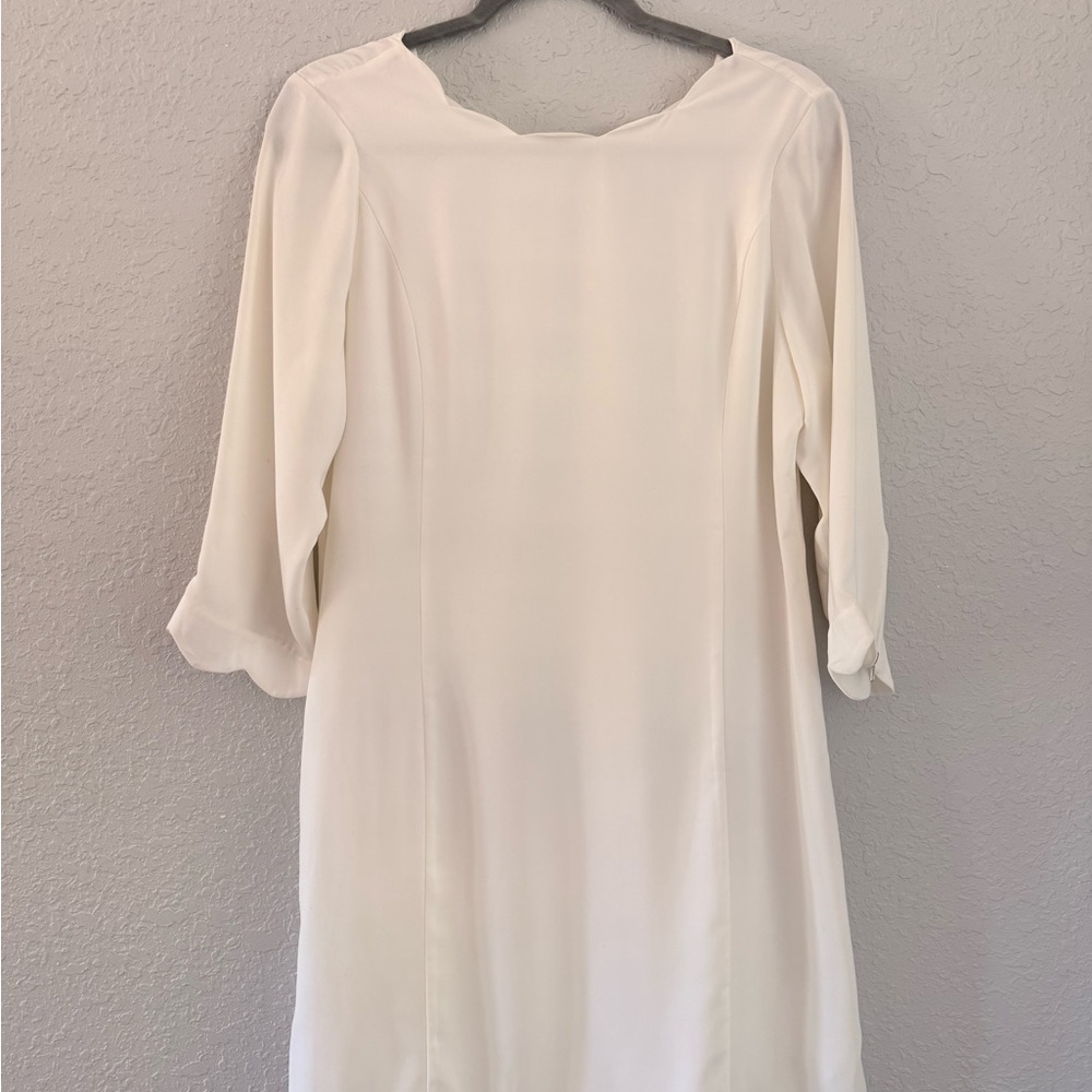 Naked Zebra White Dress